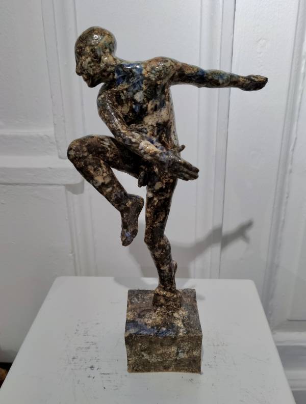 - a , Ceramic Sculpture by Craig Carsley, measuring 34 x 18 cm (H x W) £280